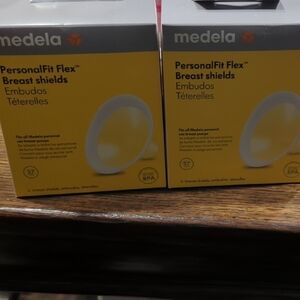 Two sets of Medela PersonalFit Flex Breast Shields 27mm (Total of 4 shields)